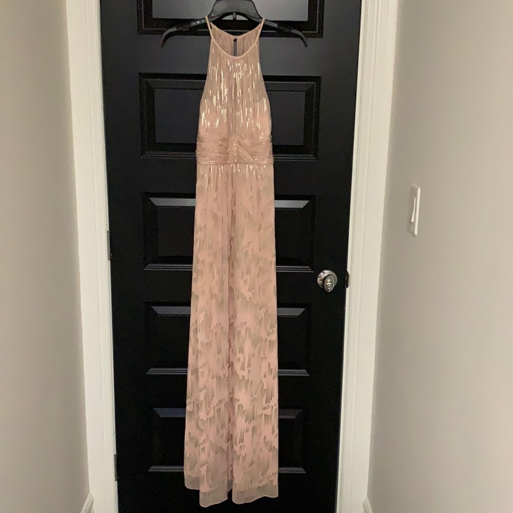 Halter prom dress.